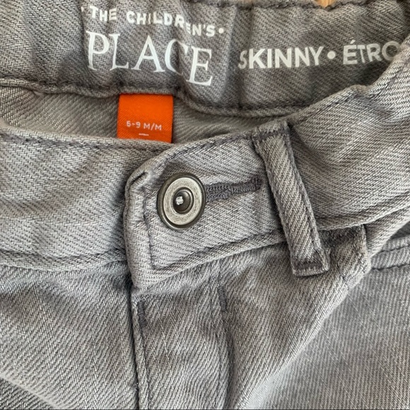 🌟3/$15🌟The Children's Place Grey Wash Skinny Jeans Baby Size 6-9M - Picture 7 of 9